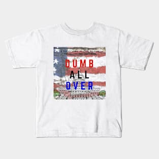 Dumb All Over Podcast Official Logo Kids T-Shirt